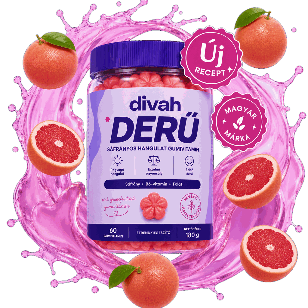 DERŰ – Sáfrányos hangulat gumivitamin (Pink grapefruit)
