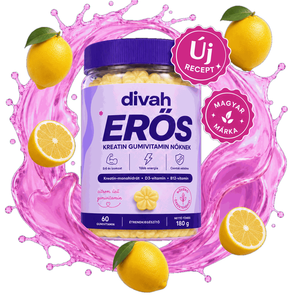 ERŐS – Kreatin gumivitamin nőknek (Citrom)