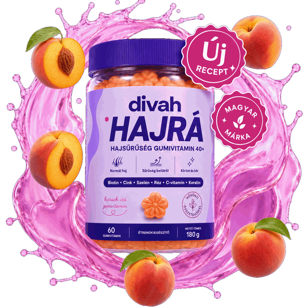 HAJRÁ – Hajsűrűség gumivitamin 40+ (Barack)