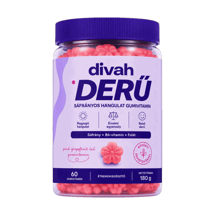 DERŰ – Sáfrányos hangulat gumivitamin (Pink grapefruit)