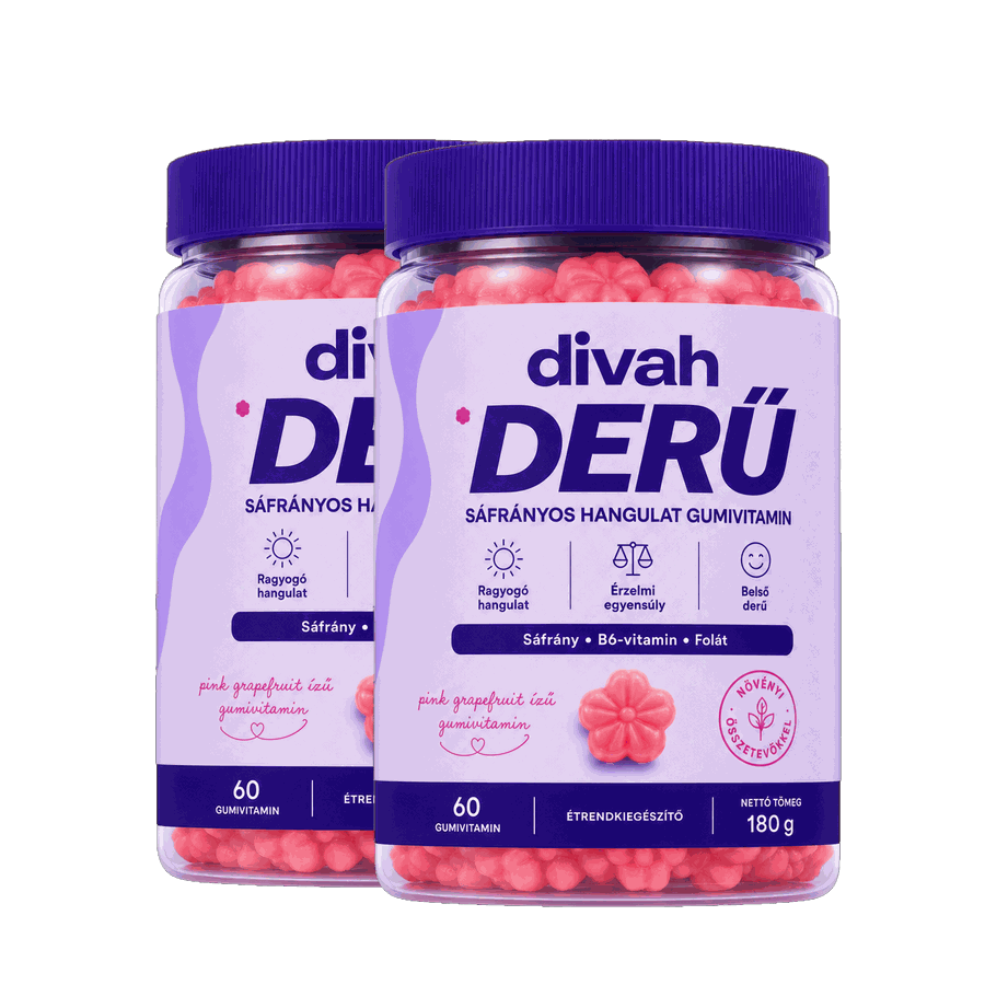 DERŰ – Sáfrányos hangulat gumivitamin (Pink grapefruit)