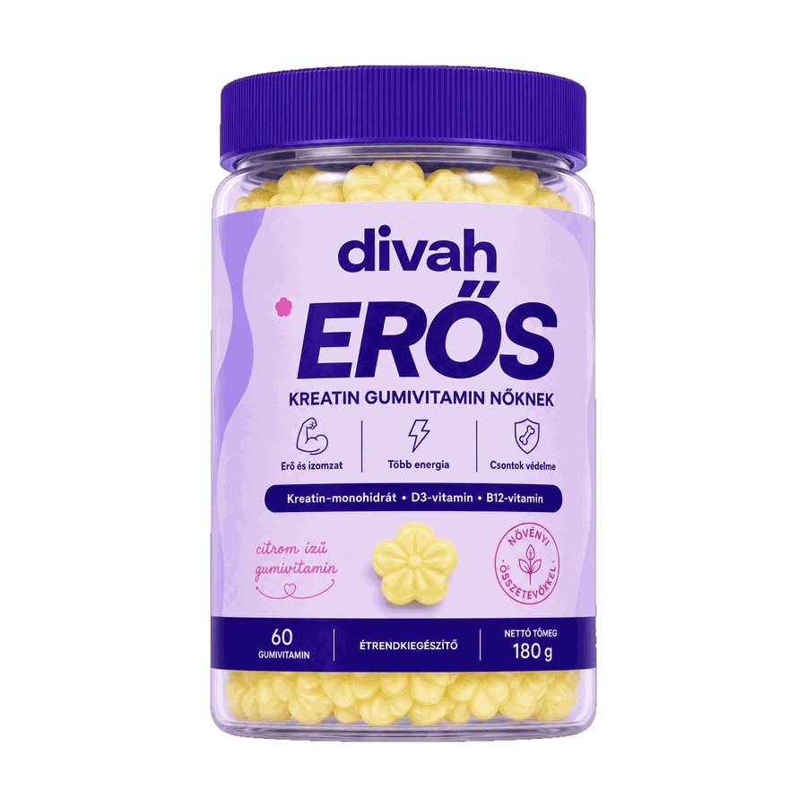 ERŐS – Kreatin gumivitamin nőknek (Citrom)