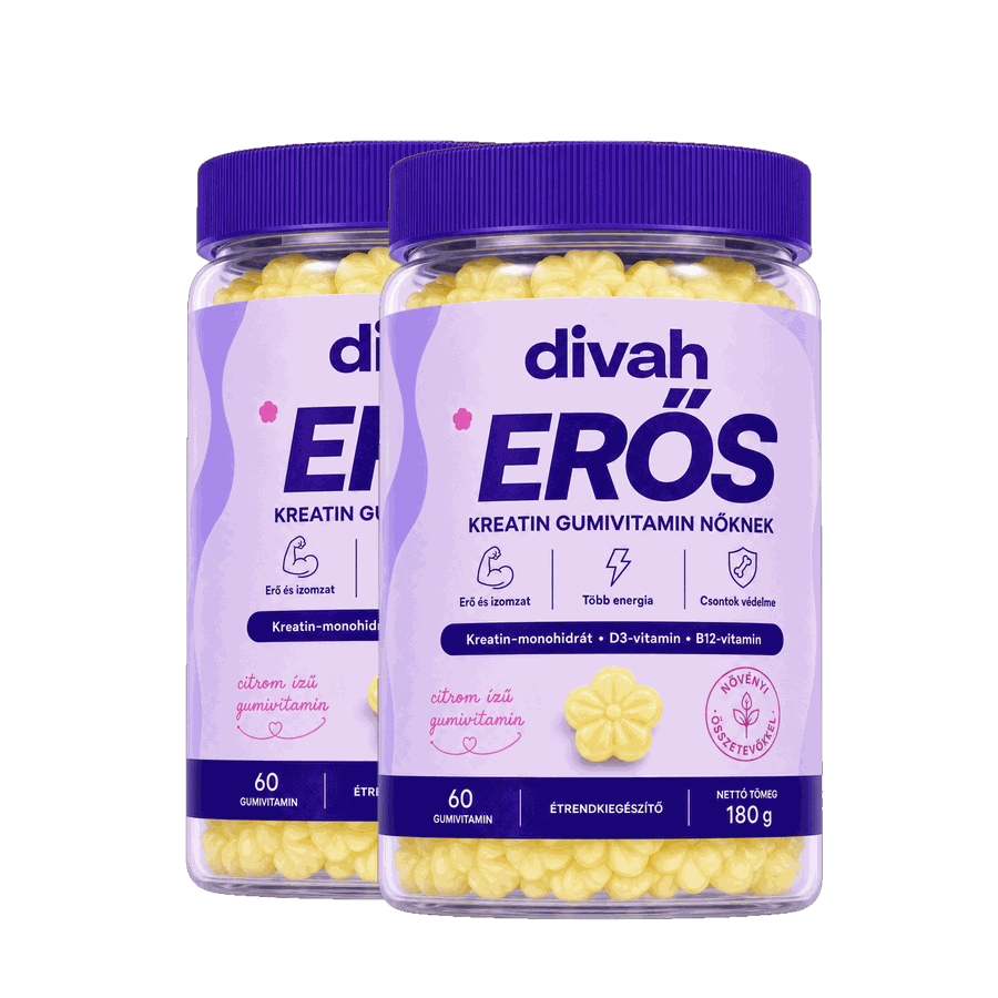 ERŐS – Kreatin gumivitamin nőknek (Citrom)